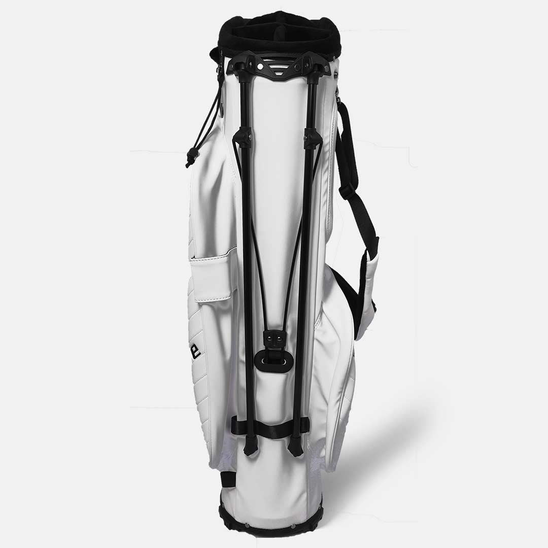 RevCore Lux LT Lightweight Stand Bag | 5 Way Velvet Lined Dividers - Winter White - Club Rehab