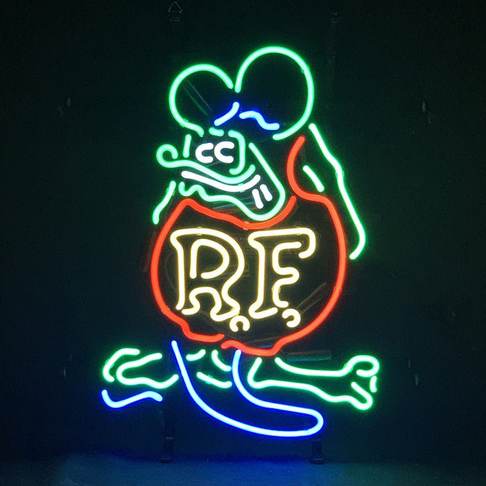 RF Rat Fink Mouse Neon Signs - Club Rehab