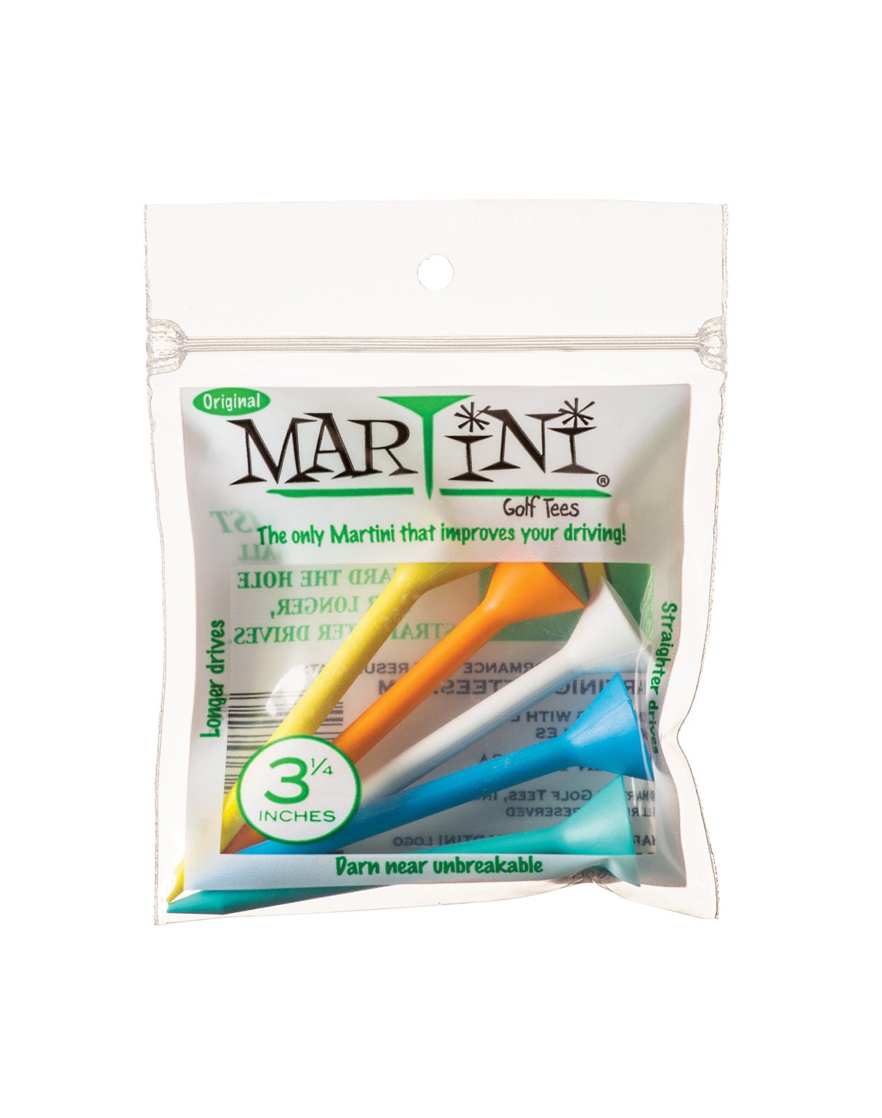 Martini 3-1/4 inch Golf Tees