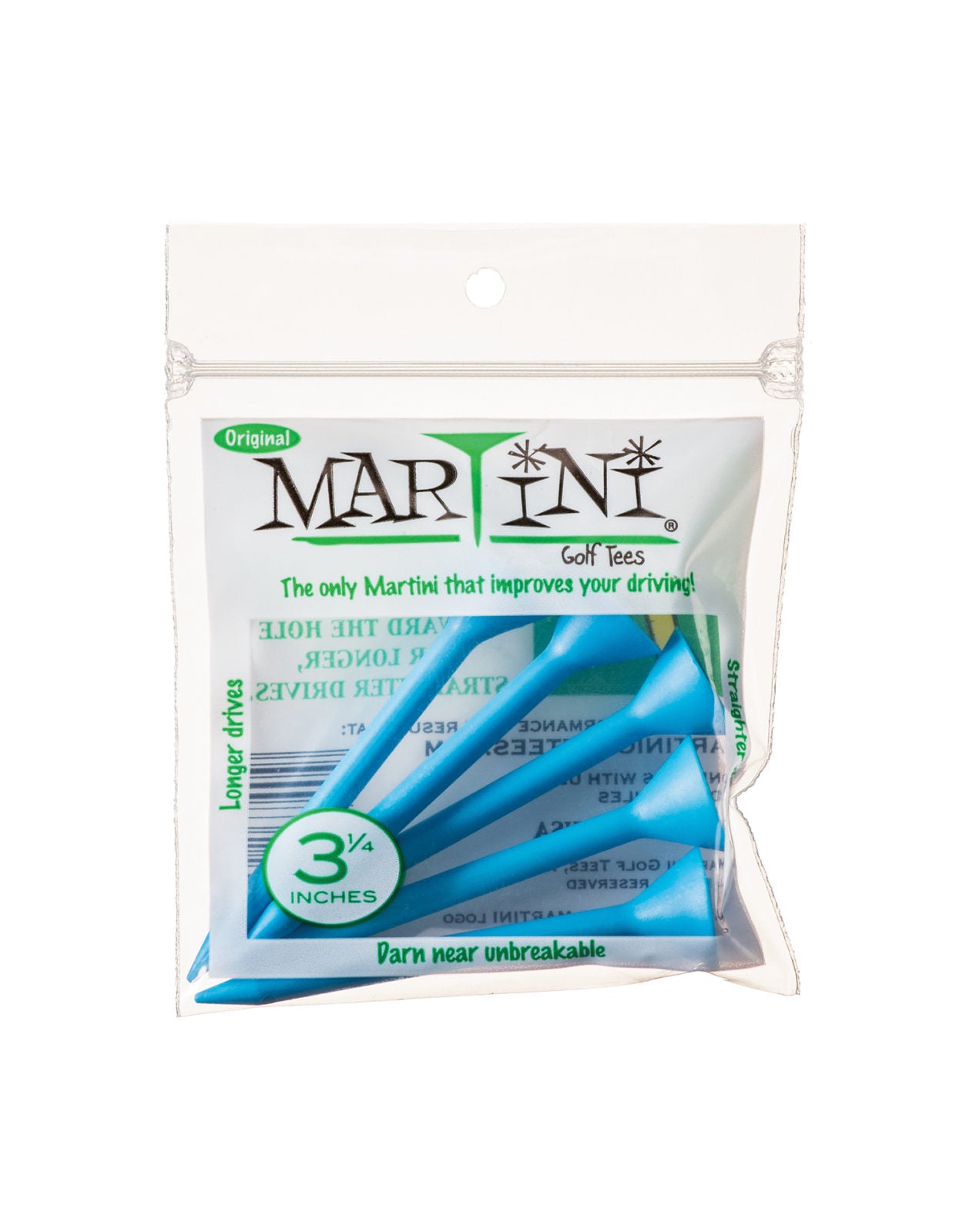 Martini 3-1/4 inch Golf Tees