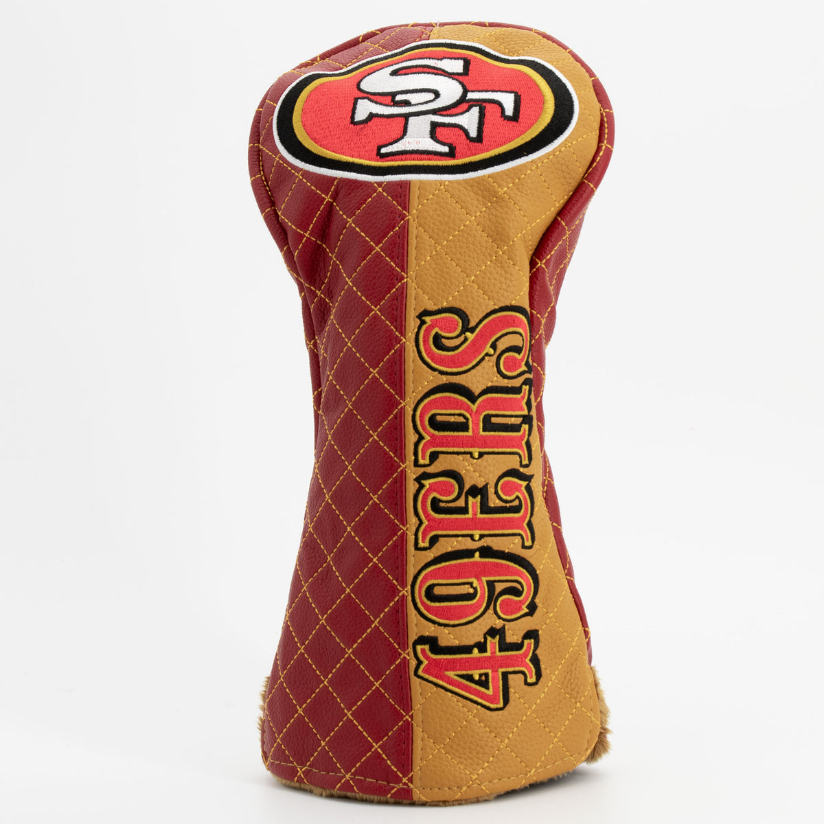 San Francisco 49ers Split Driver quilted headcover, front view