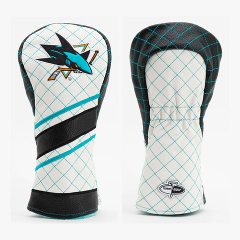 San Jose Sharks Gestepptes Fairway-Holz-Headcover mit Streifen