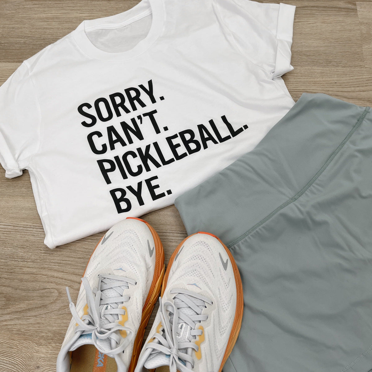 Sorry Can't Pickleball Bye Graphic Tees & Sweatshirts