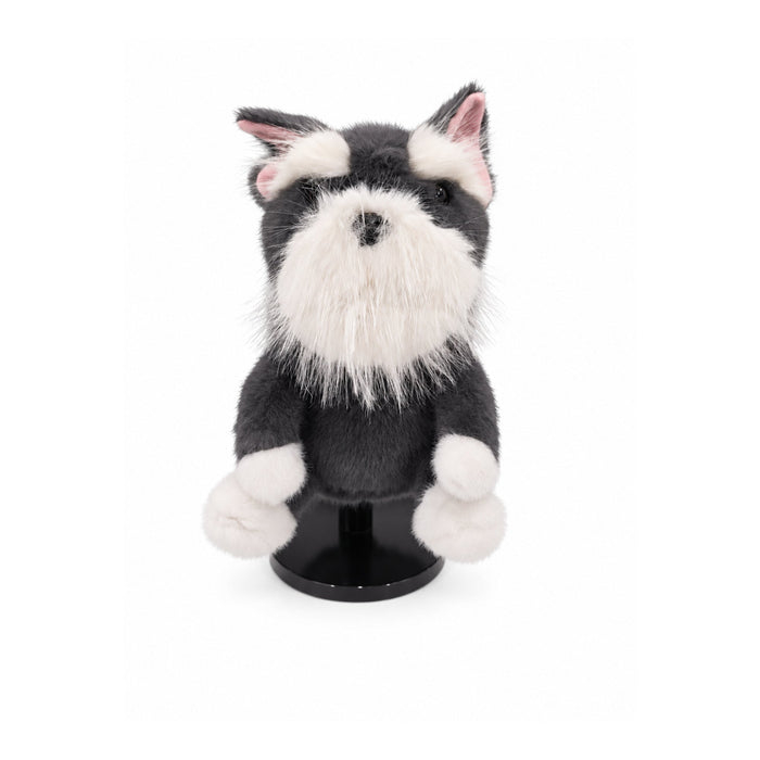 Schnauzer driver headcover, front view