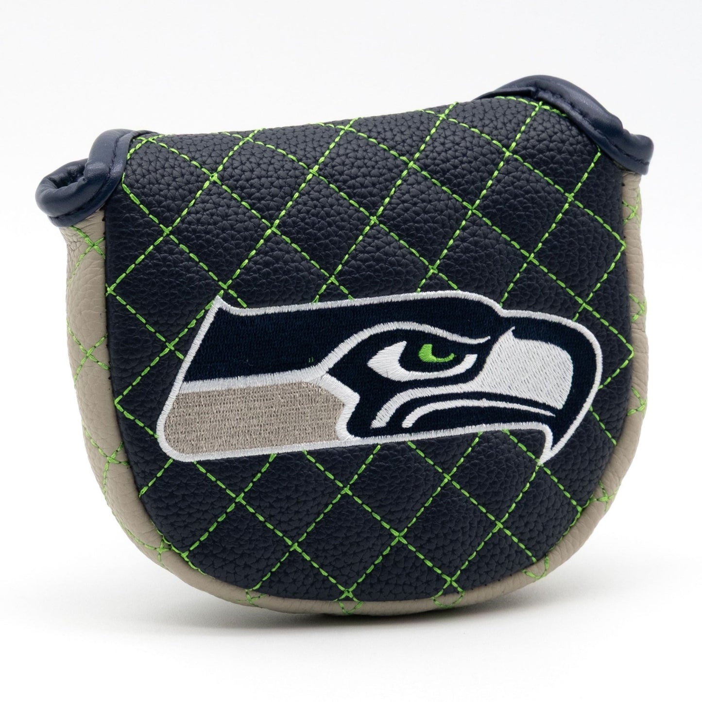Seattle Seahawks Quilted Headcovers – 12s Collection - Mallet Putter Solid - Club Rehab