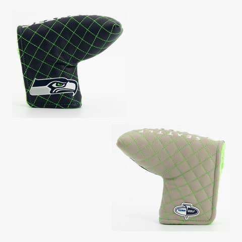 Seattle Seahawks Split Quilted Blade Putter Cover