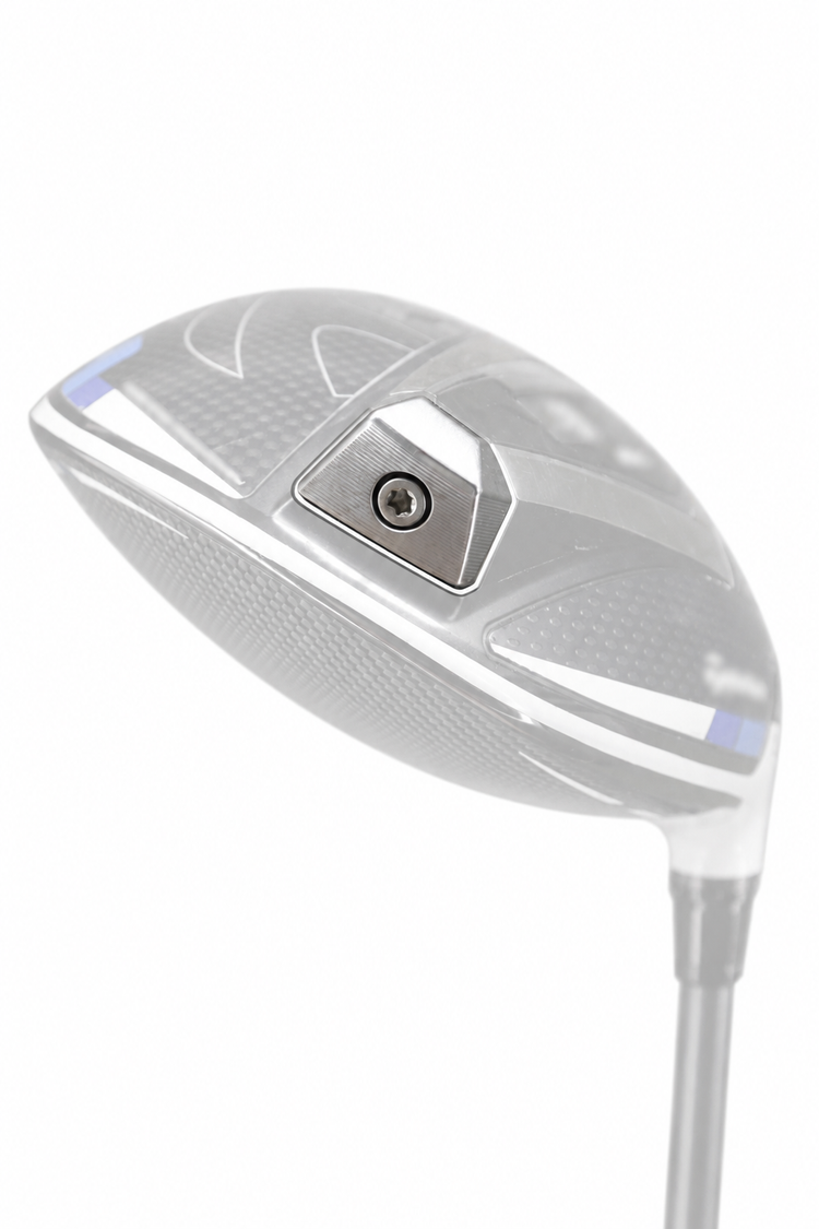 Shaped rear weight shown on SIM MAX. Confirm handedness before ordering.