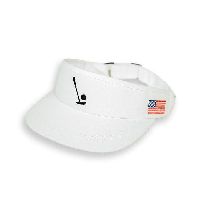 Sink It White Visor - Club Rehab