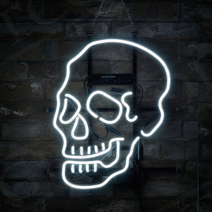 Skull Bone Shape Neon Ligh Sign - Club Rehab