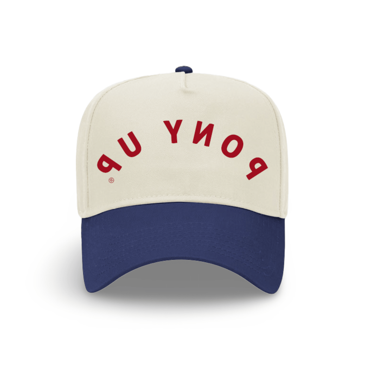 SMU - Pony Up Reversed - Cream/Royal - Club Rehab