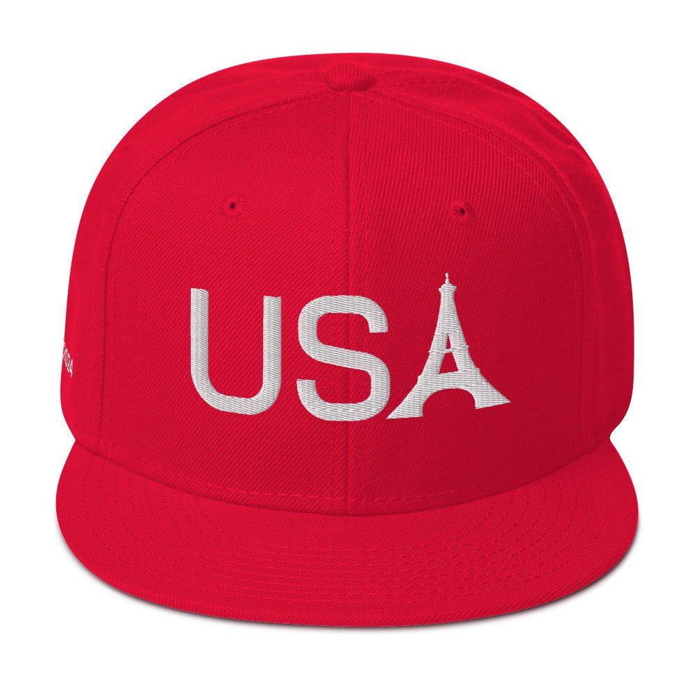 Snapback Hat - Club Rehab - RedSnapback Hat