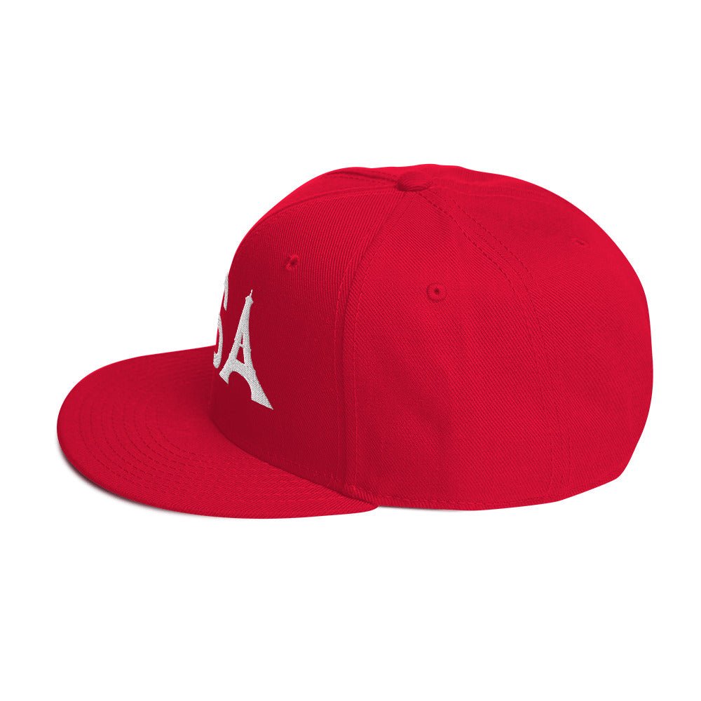 Snapback Hat - Club Rehab - RedSnapback Hat