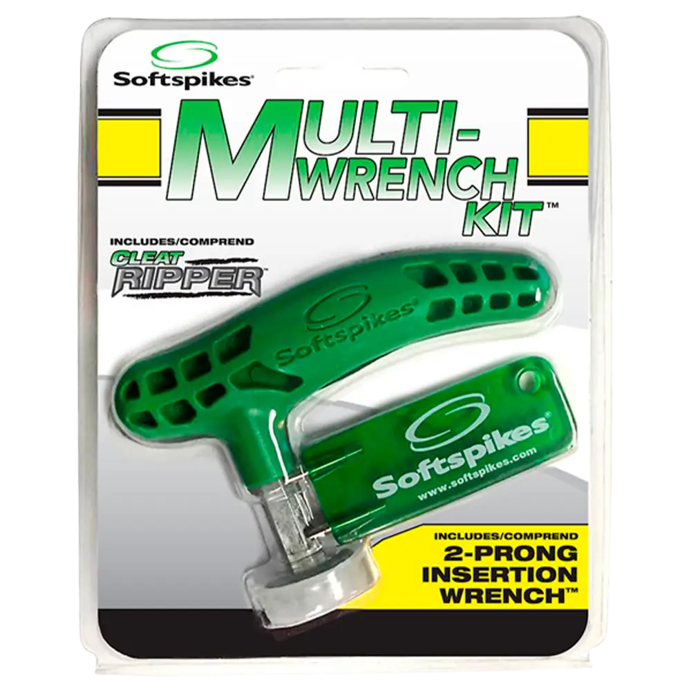 Softspikes Multi-Wrench Kit with Cleat Ripper and 2-Prong Insertion Wrench