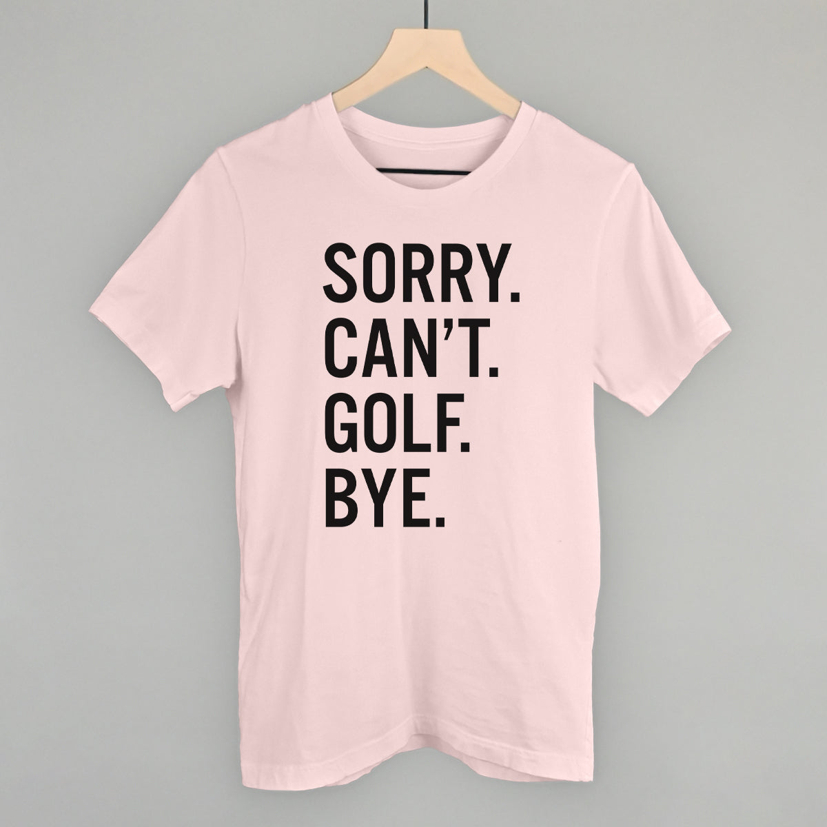 Sorry Can't Golf Bye, Black version, alternate product view 3