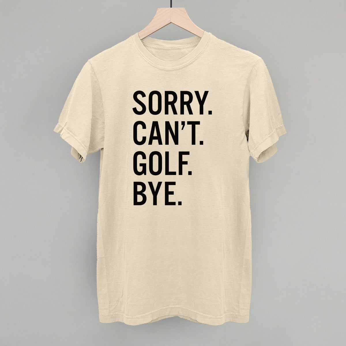 Sorry Can't Golf Bye, Black version, alternate product view 6