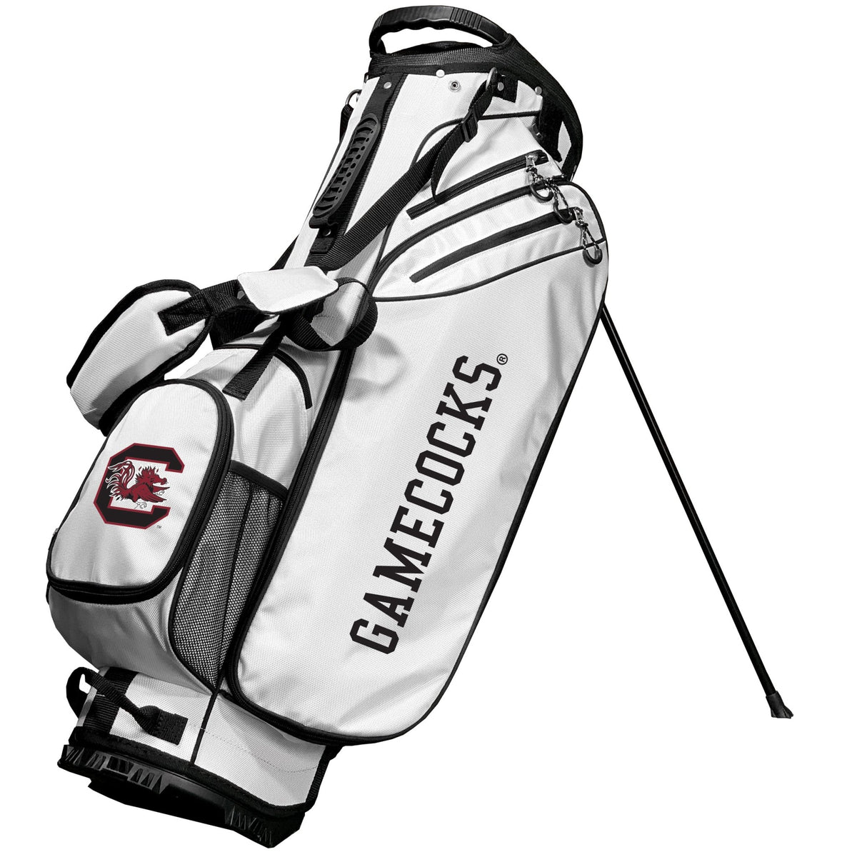 South Carolina Gamecocks Birdie stand golf bag, White color