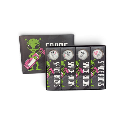 Space Rocks Distance Series Golf Balls | 2-Piece Surlyn Golf Balls | 12-Pack - Club Rehab