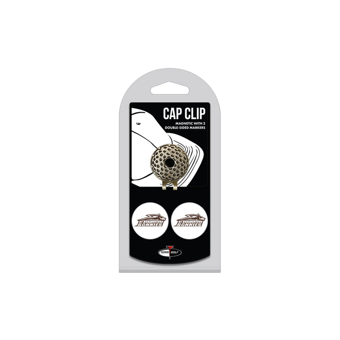 ST BONAVENTURE hat clip with two golf ball markers