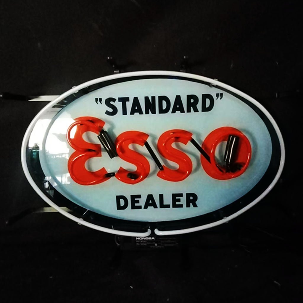 Standard Esso Dealer Neon Signs Light - Club Rehab