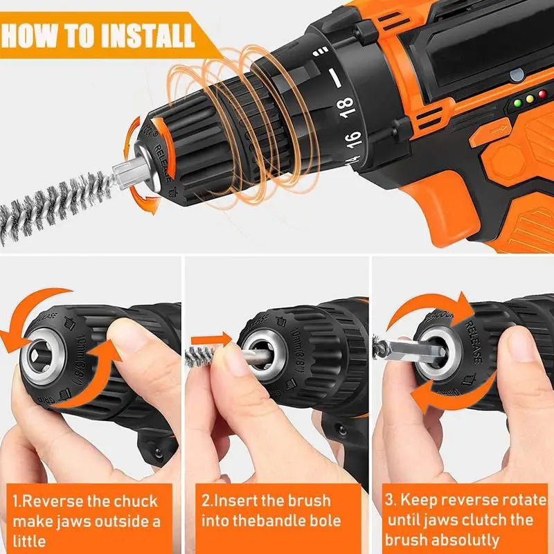 Swing Clean Golf Club Hosel Brush: Power Up Your Polish - Club Rehab - ToolsSwing Clean Golf Club Hosel Brush: Power Up Your Polish