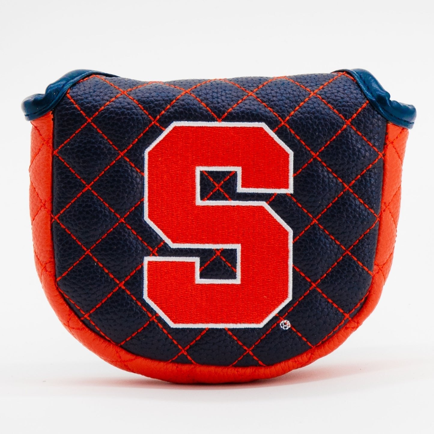 Syracuse Orange Quilted Headcovers – Go Orange Collection - Mallet Putter Solid - Club Rehab