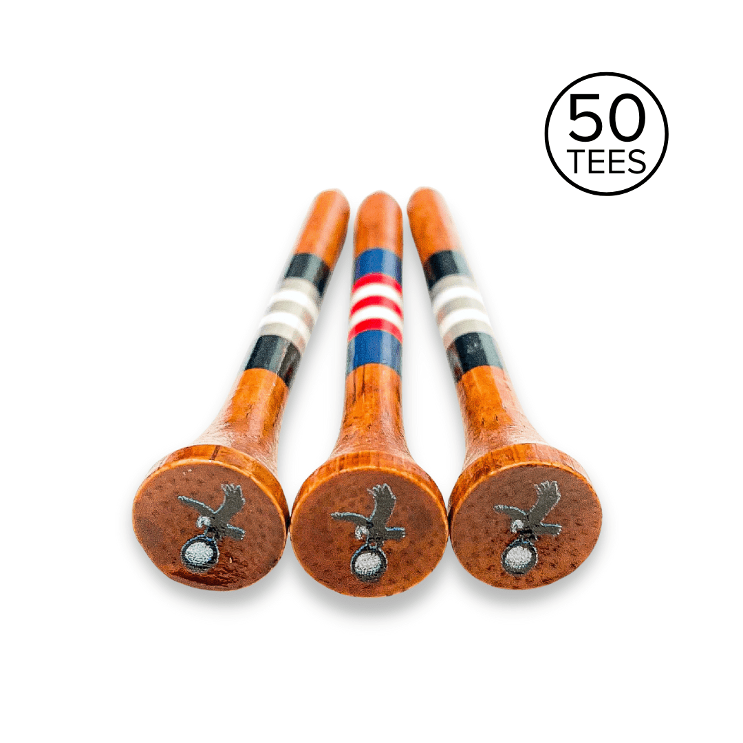Talon Eagle Bamboo 2 3/4" Golf Tees - 50 Pack - Club Rehab
