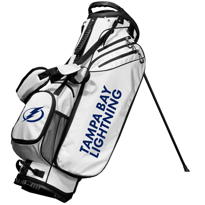 Tampa Bay Lightning Birdie stand golf bag, White color