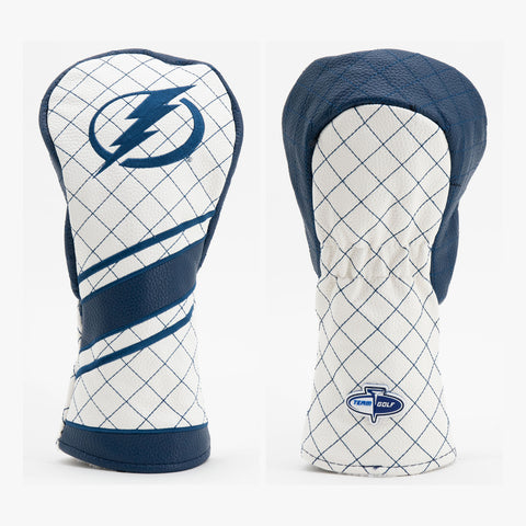 Tampa Bay Lightning gestepptes Fairway-Holz-Headcover mit Streifenmuster