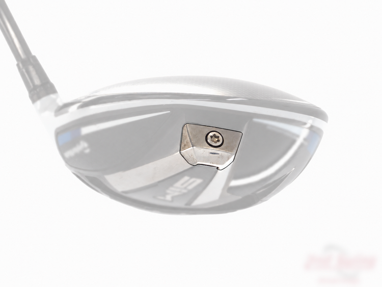 Shaped rear weight shown on SIM. This is separate from its front slider. Confirm handedness before ordering.