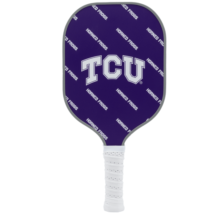 TCU Horned Frogs Pickleball Paddle | Carbon Fiber Face | 12mm Core - Club Rehab