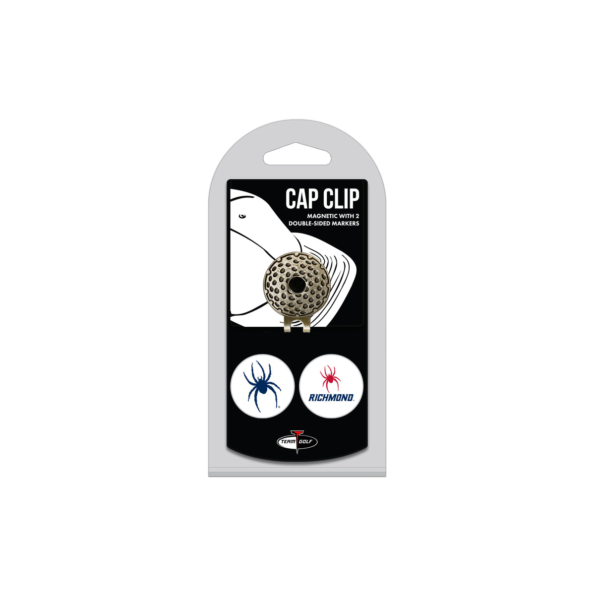 RICHMOND hat clip with two golf ball markers