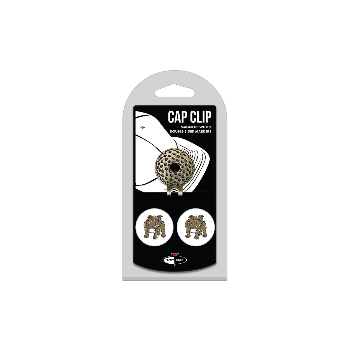BRYANT hat clip with two golf ball markers
