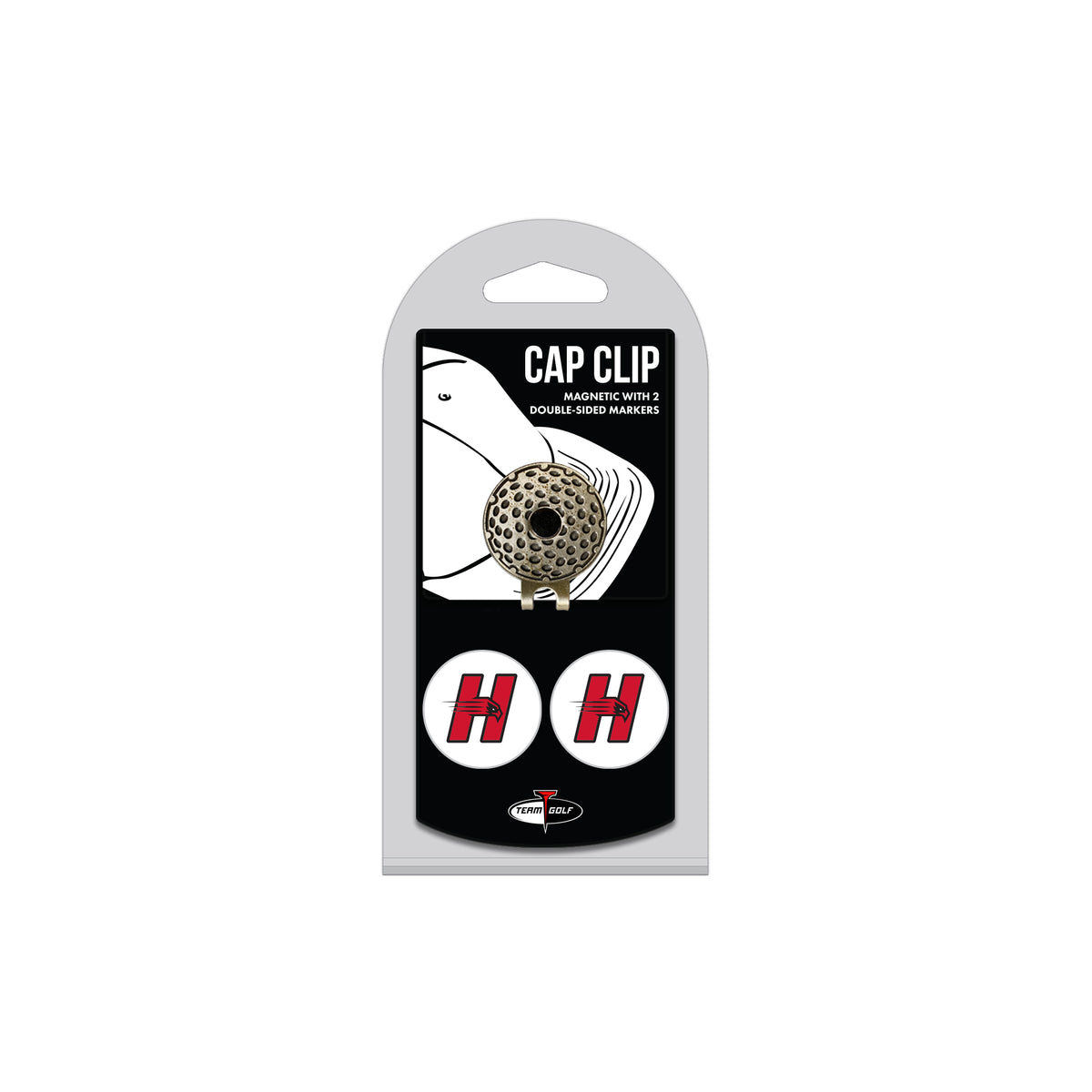 HARTFORD hat clip with two golf ball markers