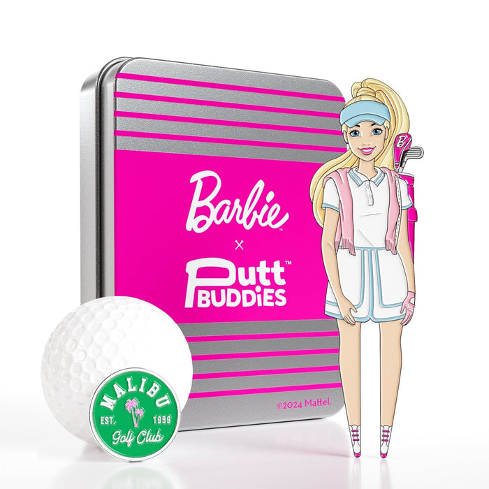 Tee Time Barbie Divot Tool with Malibu GC Ball Marker