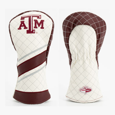 Texas A&M Aggies gestreifter, gesteppter Fairway-Schlägerhaube