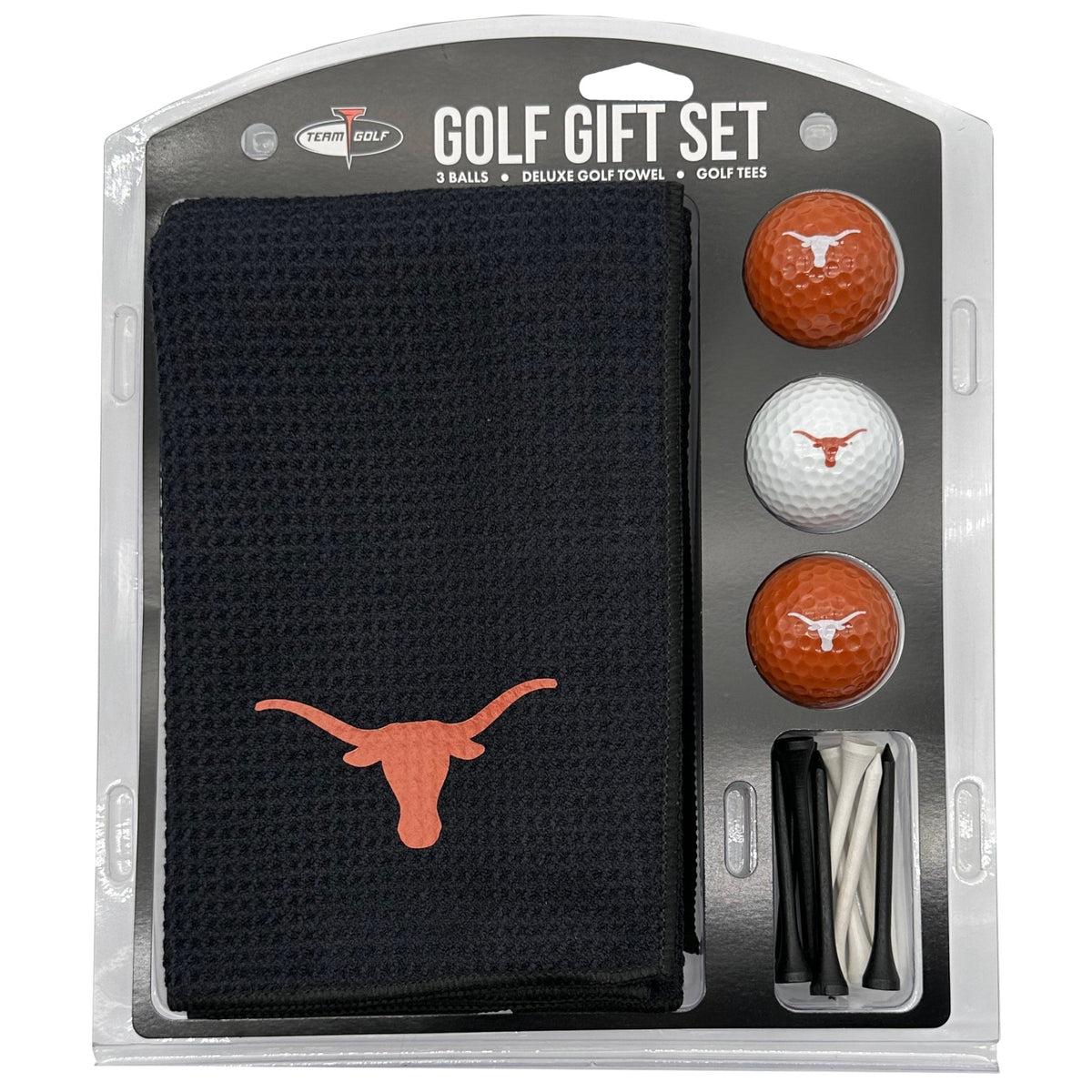 Texas Longhorns Microfiber Towel Golf Gift Set - Club Rehab