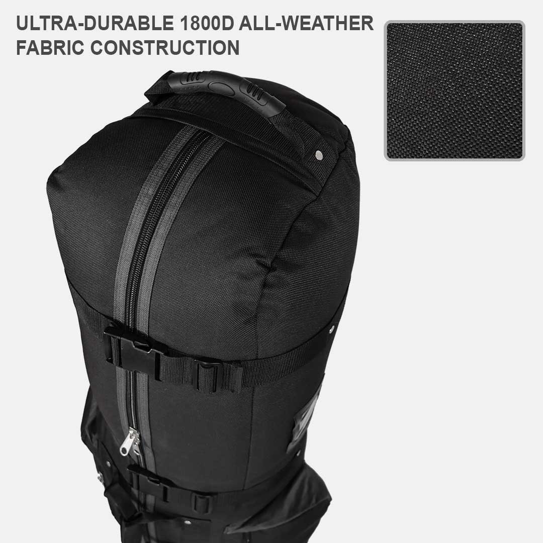 The Constrictor Golf Travel Bag | Superior Style - Black/Grey - Club Rehab