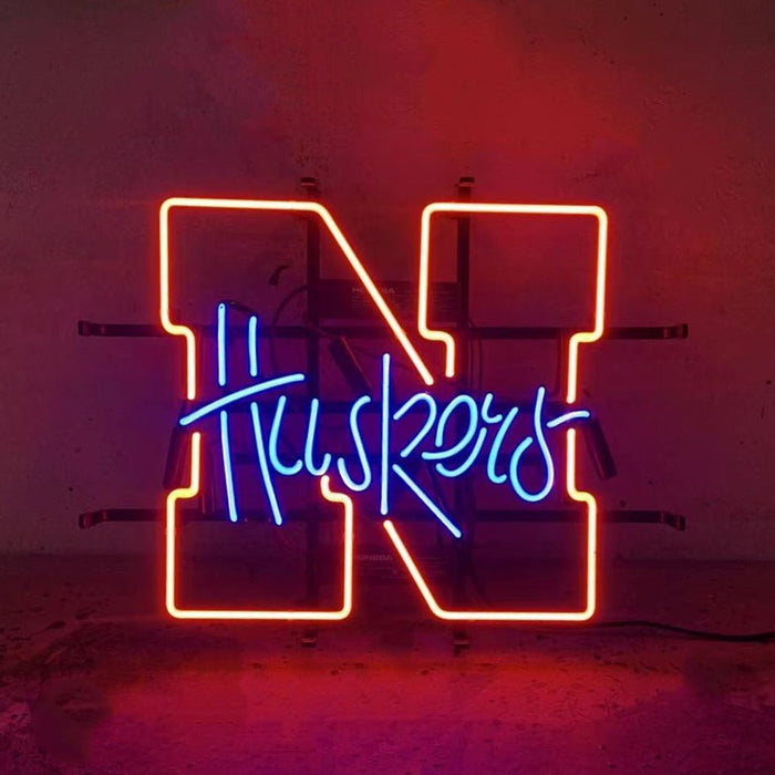 The University of Nebraska Huskers Neon Light Sign - Club Rehab