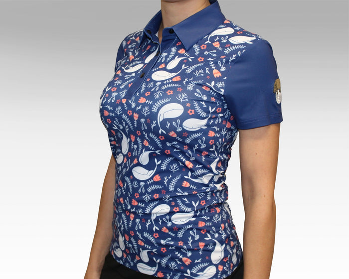The Whale Women's polo - XS - Club Rehab