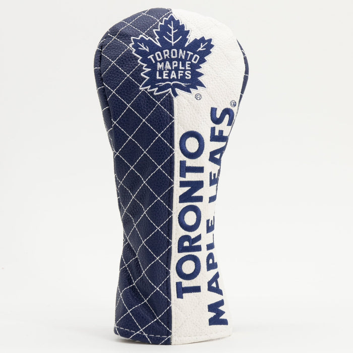 Toronto Maple Leafs split fairway quilted golf headcover
