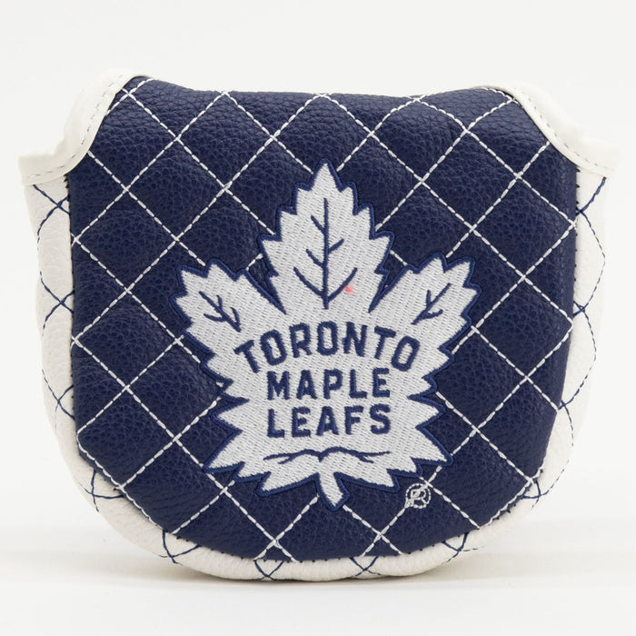 Toronto Maple Leafs solid mallet putter quilted golf headcover