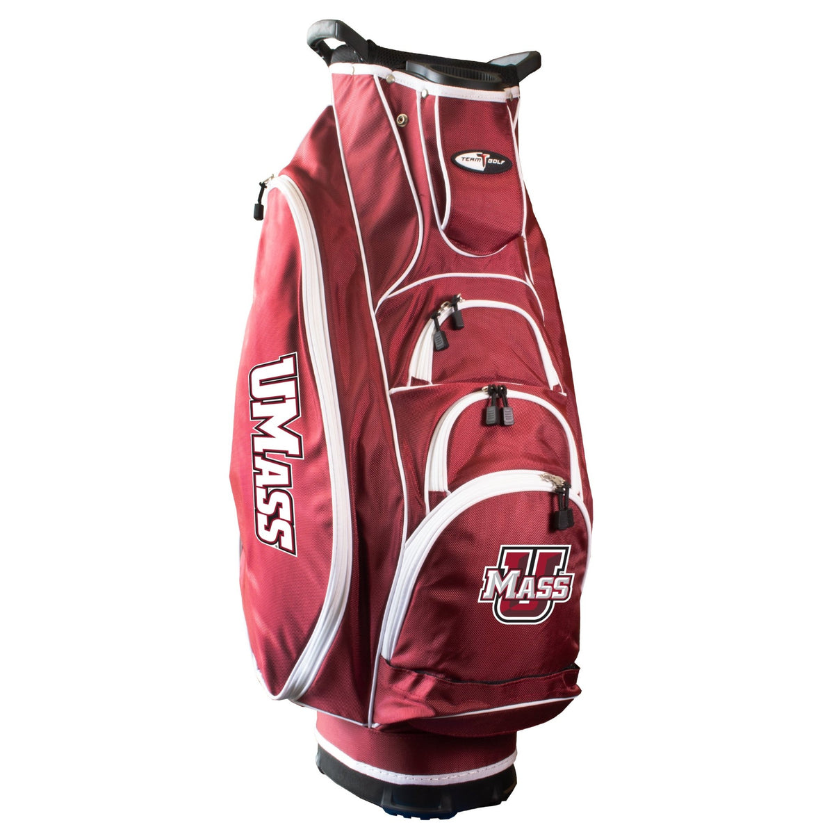 Umass Amherst Albatross golf cart bag in Maroon