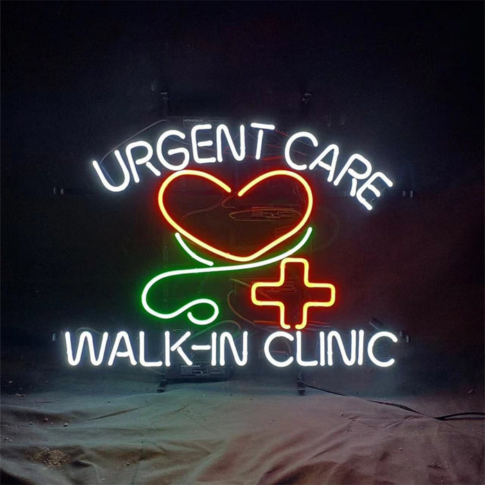 Urgent Care Walk in Clinic Neon Light Sign - Club Rehab