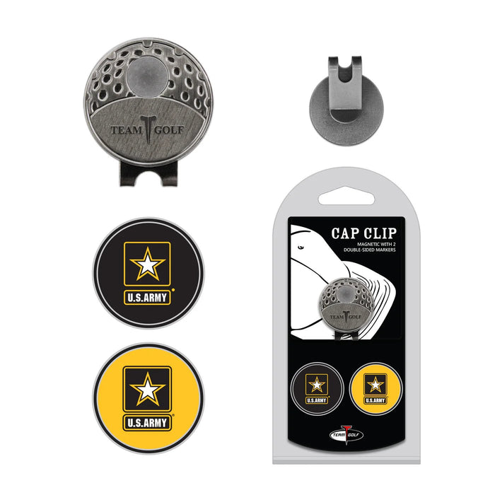 U.S. Military Hat Clip with Double - Sided Ball Markers - Army - Club Rehab