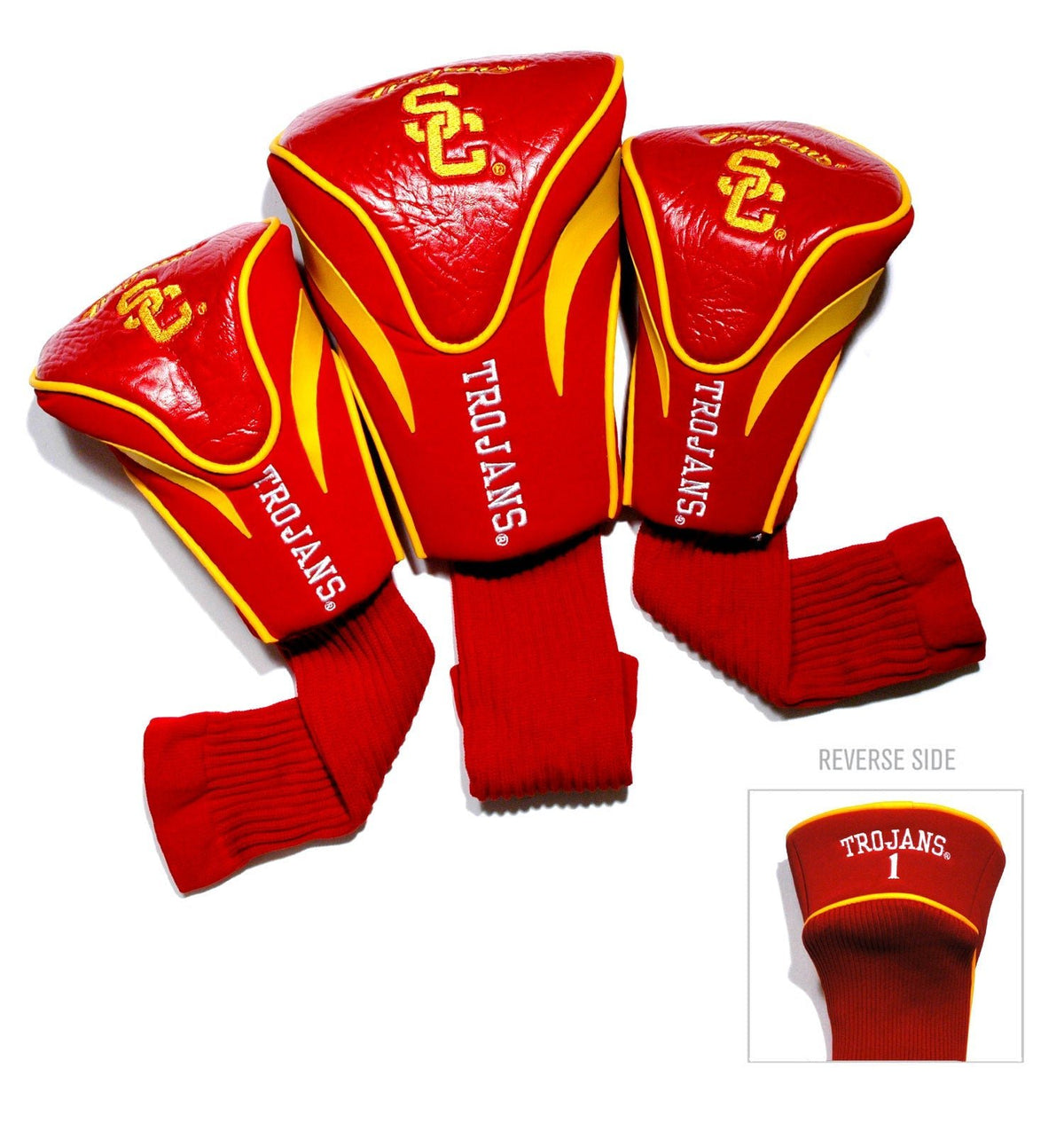 USC Trojans 3 Pack Contour Sock Headcovers - Club Rehab
