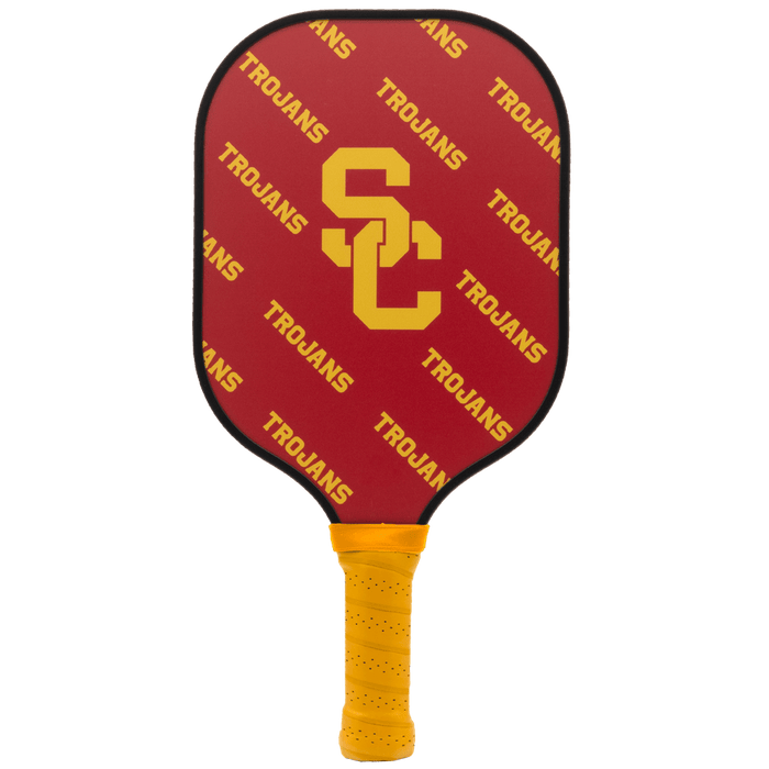 USC Trojans Pickleball Paddle | Carbon Fiber Face | 12mm Core - Club Rehab