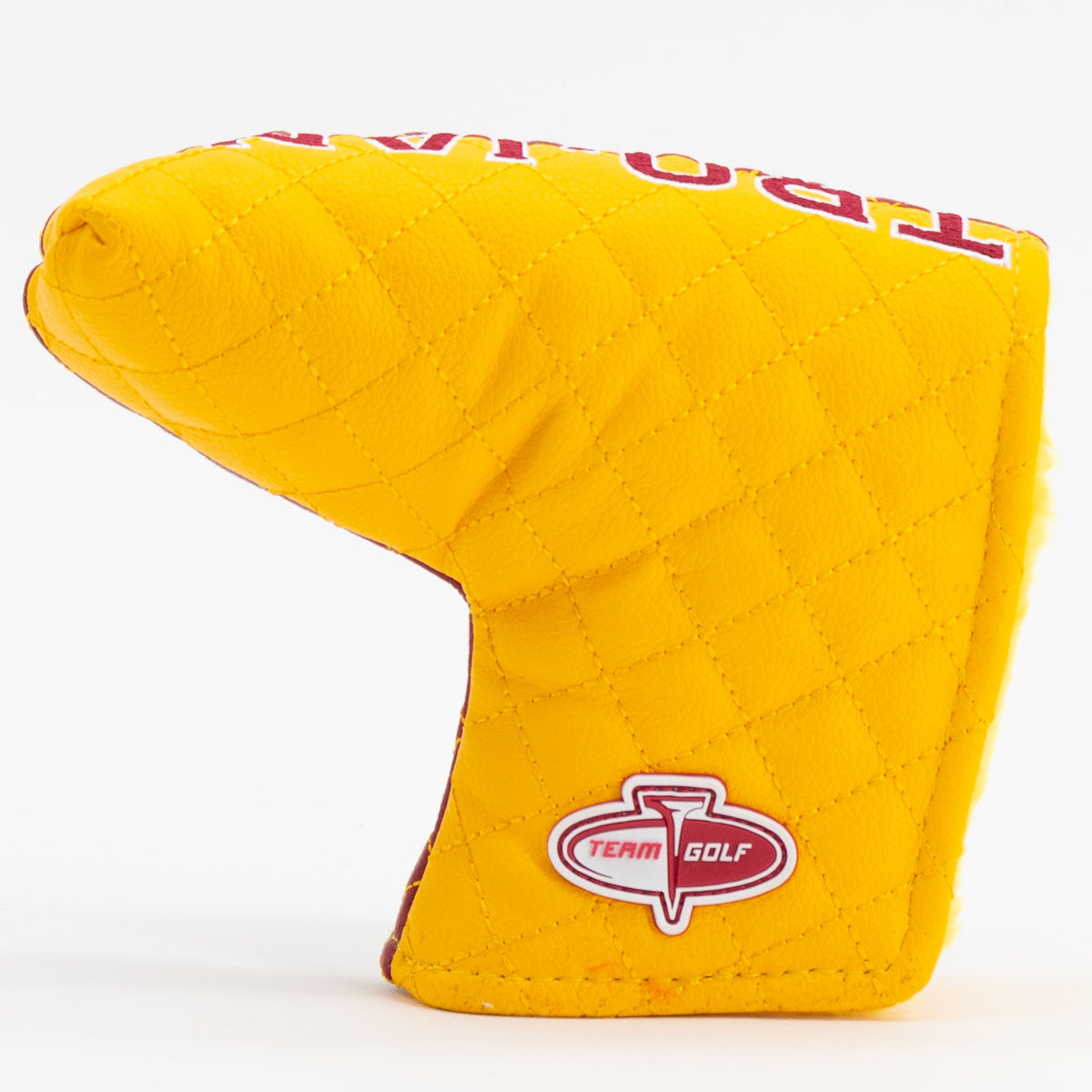 USC Trojans Split Quilted Blade Putter Cover, back view