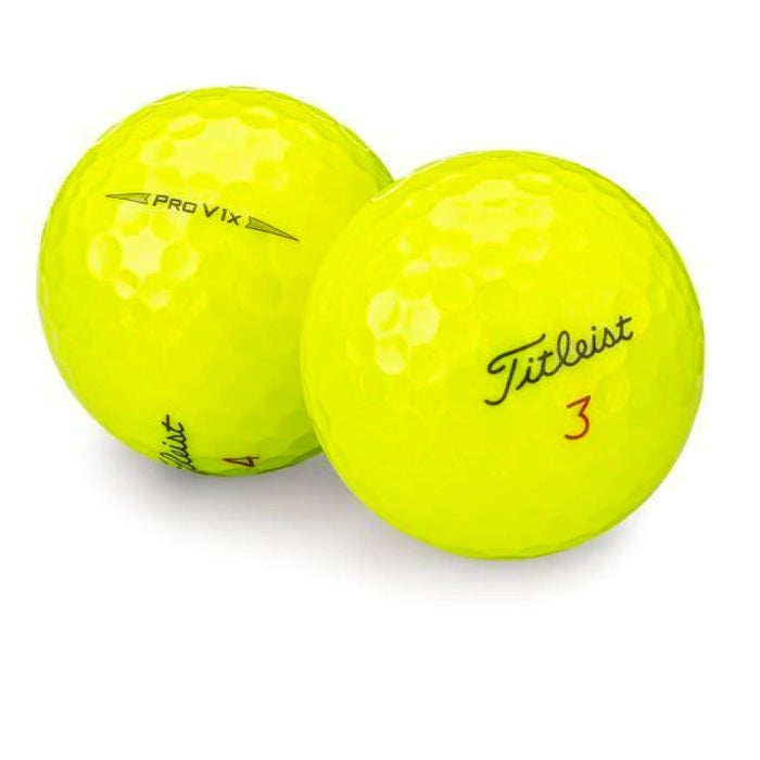 Used Titleist Pro V1x Yellow Mix Golf Balls - 1 Dozen - Mint - Club Rehab