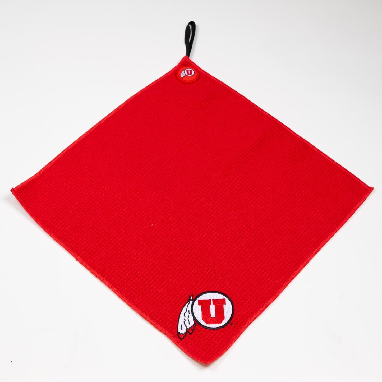 Utah Utes NCAA Magnetic Embroidered Golf Towel – 15" x 15" - Club Rehab