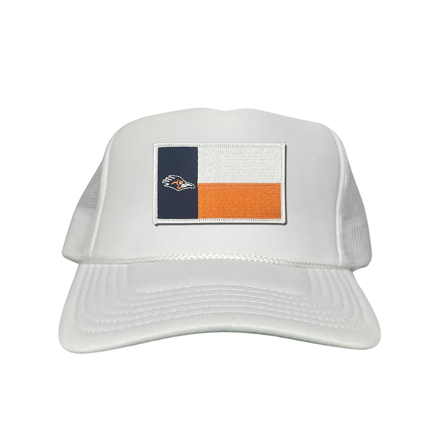 UTSA / Roadrunner State Flag / Curved Bill Mesh Snapback / 154 / UTSA002 - Foam White Mesh Snapback - Club Rehab